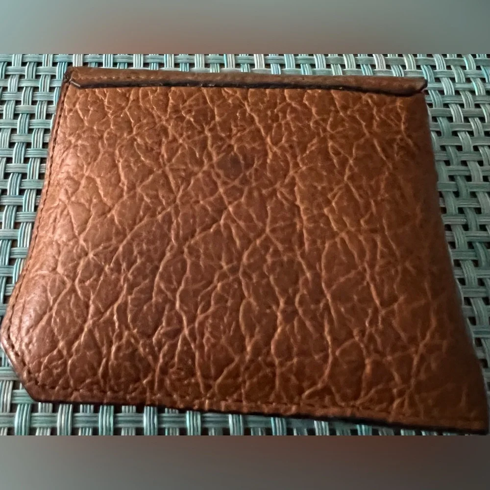 MR.JUNKO Vintage 100%Leather MiniEnvelopePouch-Excellent OnlyAge related
